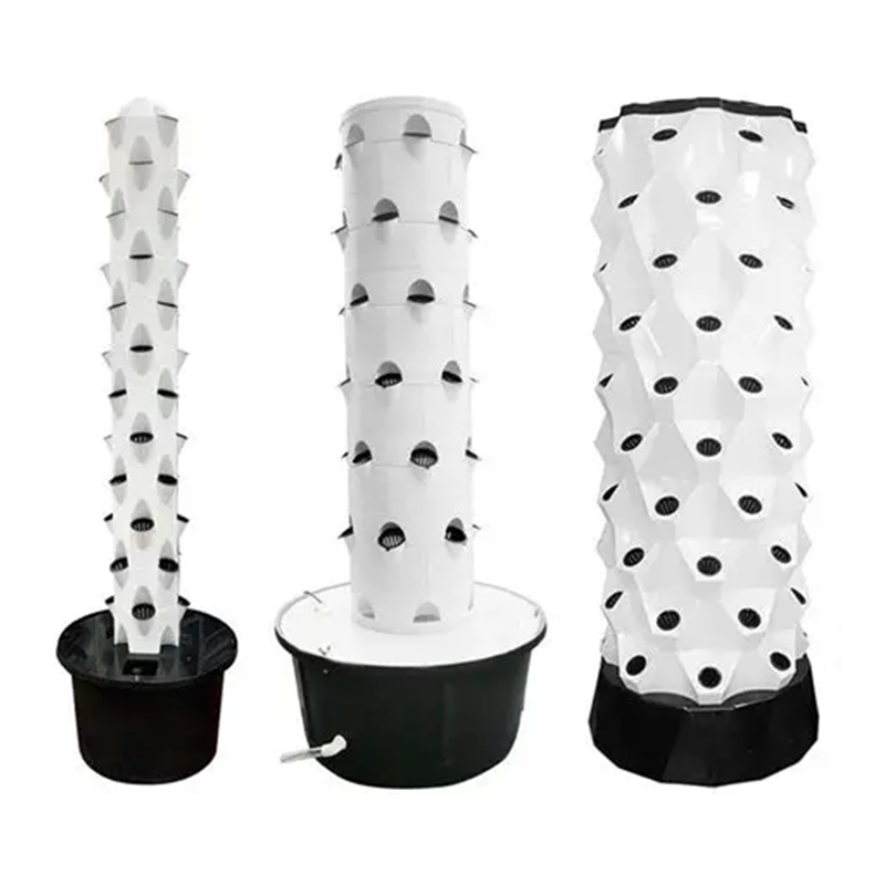 Greenhouse Hydroponic Tower Garden with Water Circulation