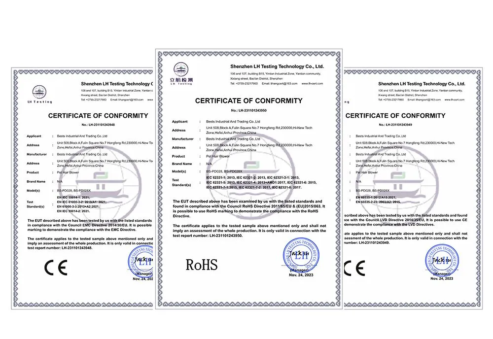 Quality Certifications
