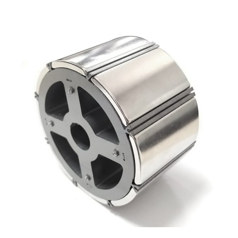 Nickel Coated Customized Sintered Rare Earth Neodimio Neodymium Arc Magnet for Servo Motor