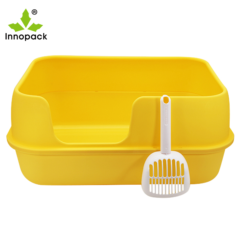 Open Extra-Large Splash-Proof Safe Material Pet Toilet Litter Box