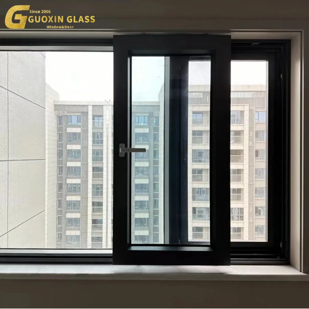 Guoxin Aluminium Sliding Doors - Soundproof and Fireproof Energy Efficient Solutions