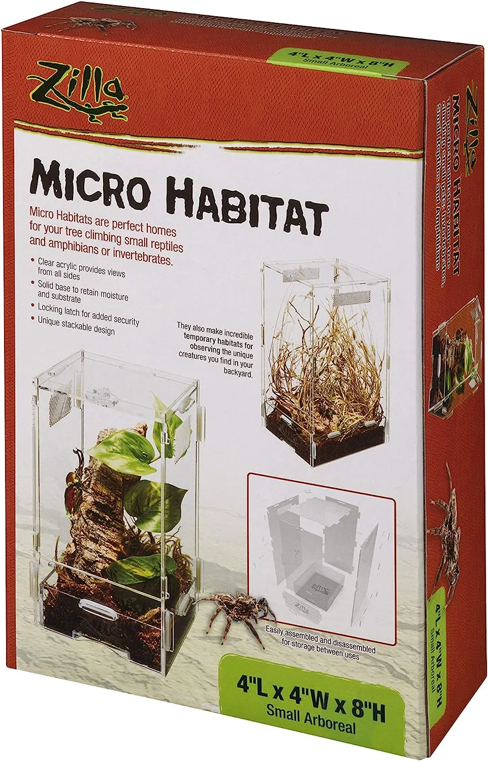 New Pet House Snake Rack Box Reptile Terrarium for Snake Lizards Tank