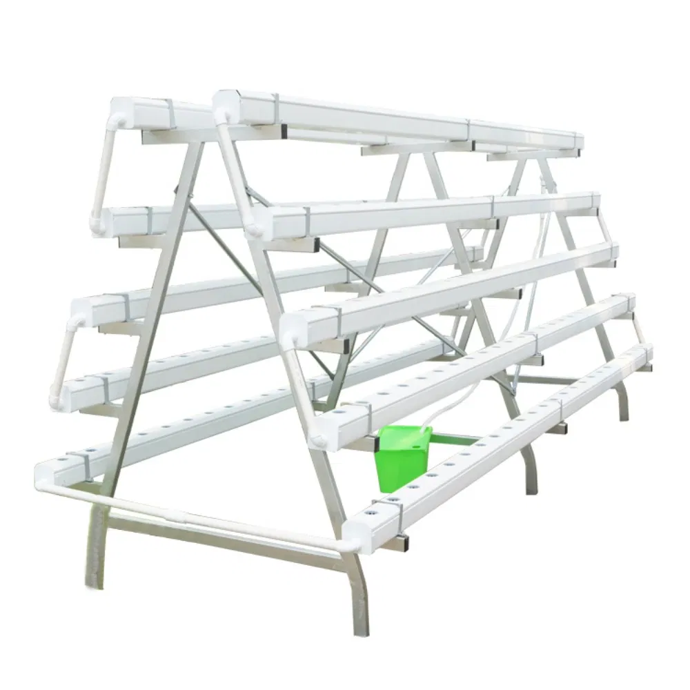 Hydroponic Growing System PVC Nft Channel Pipe Greenhouse Farm Hydroponic Growing Kit Vertical Tower Growing System