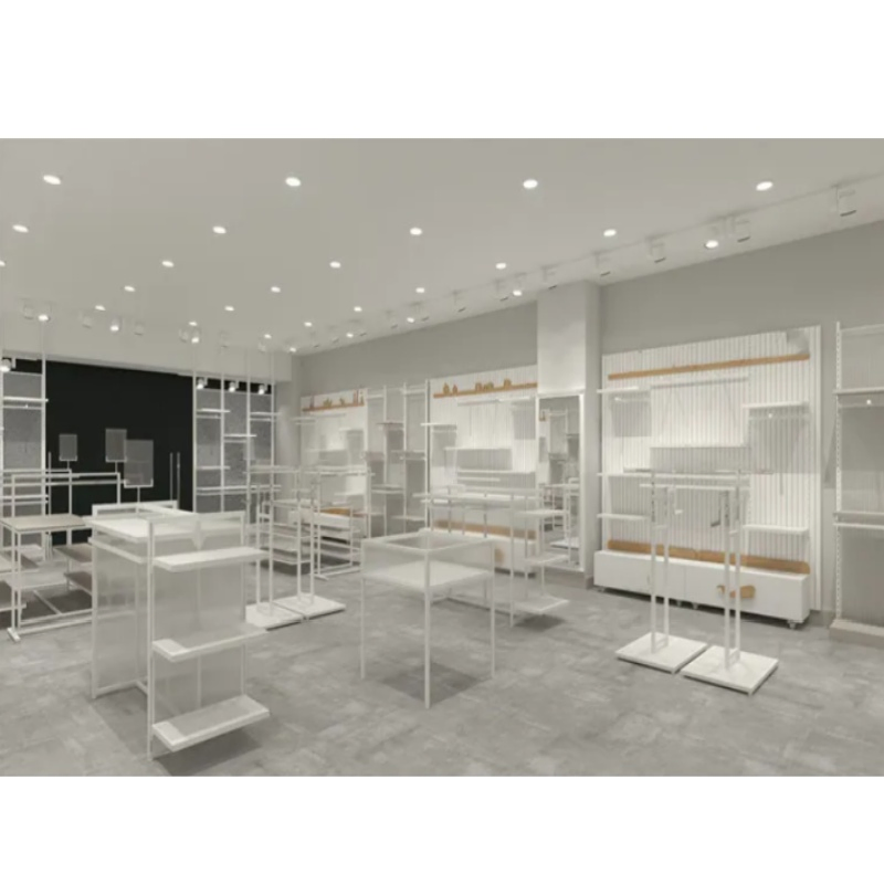 3D Design Luxury Interior Showcase Creative Style Fashion 3D Rendered Jewelry Store Design