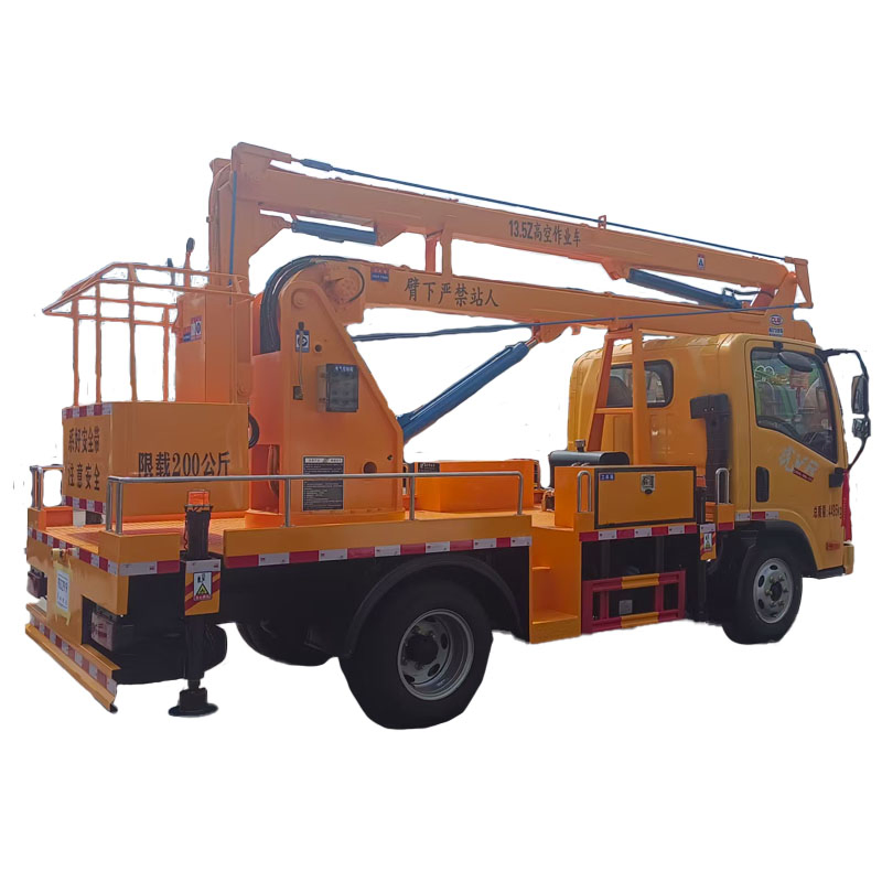 Jiefang13.5 Meter Innovative Aerial Work Vehiclei High Efficiency Interior Design