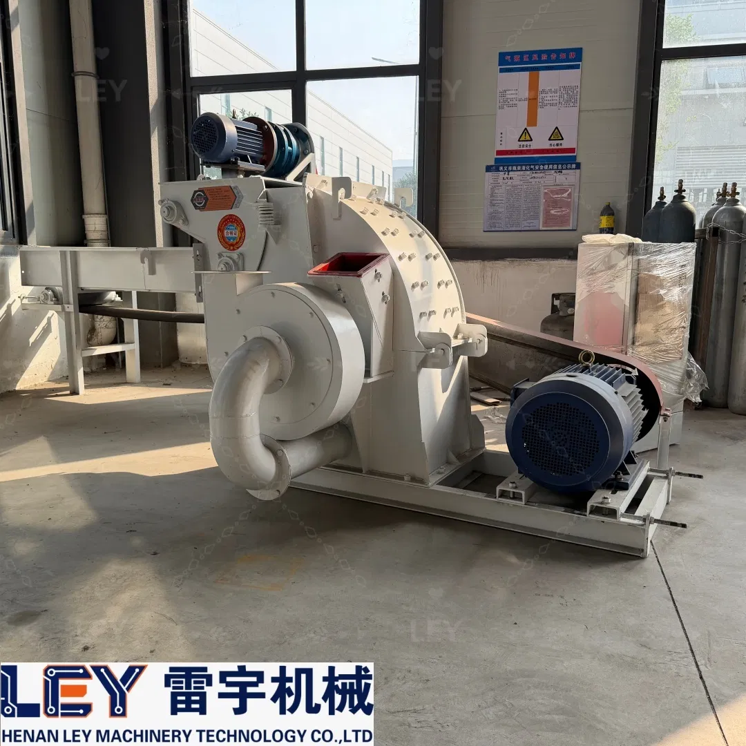 High-Capacity Forced-Feeding Wood Crusher for Edible Fungus Stick Crushing