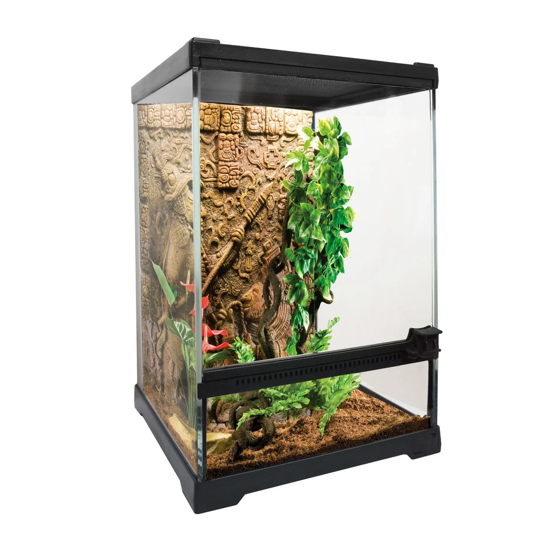 Professional Stackable Reptile Glass Tank Terrarium for Small Reptiles