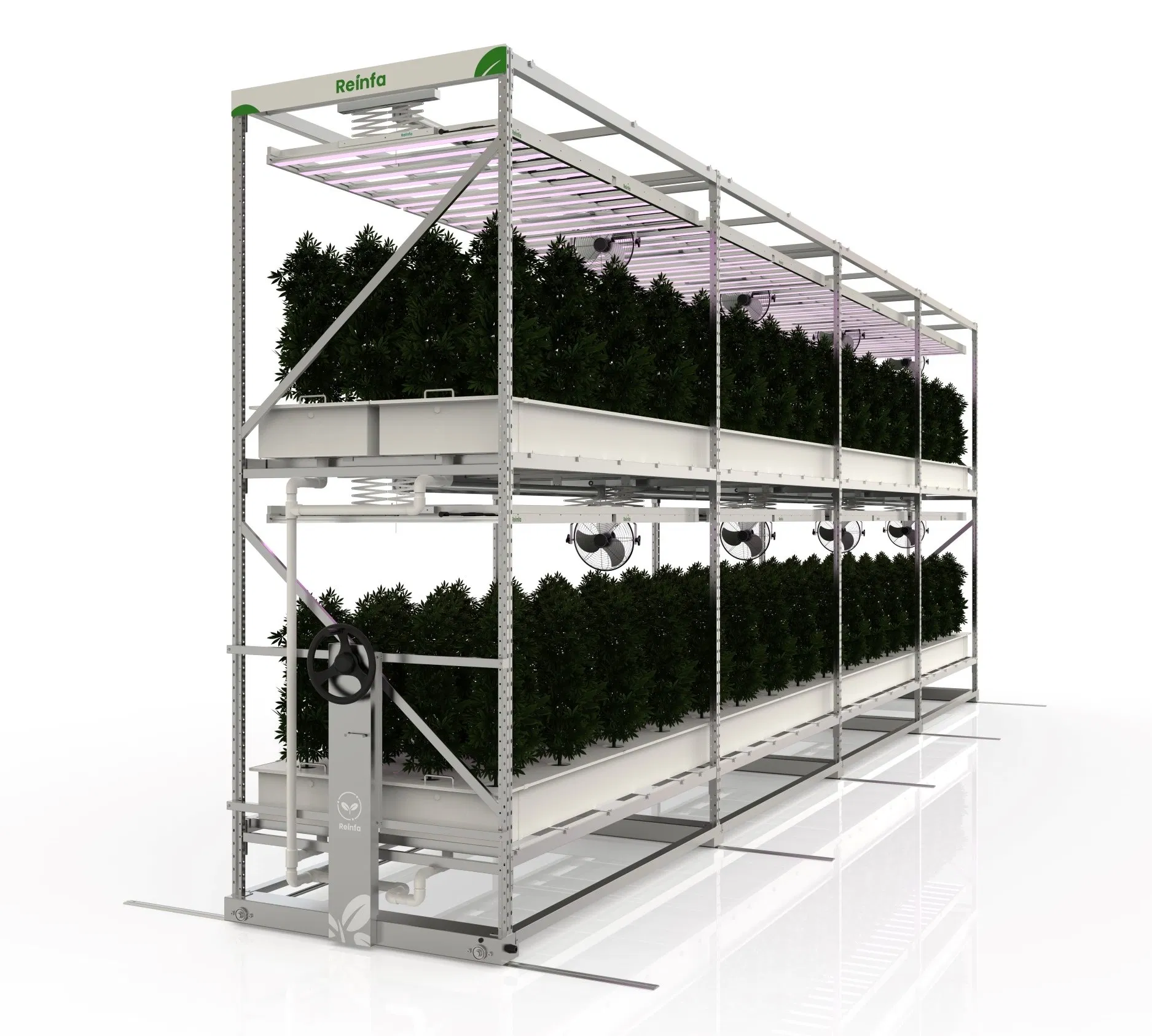 Aeroponic Cultivation System with pH/Ec Monitoring - Ideal for Medicinal Herb Nurseries