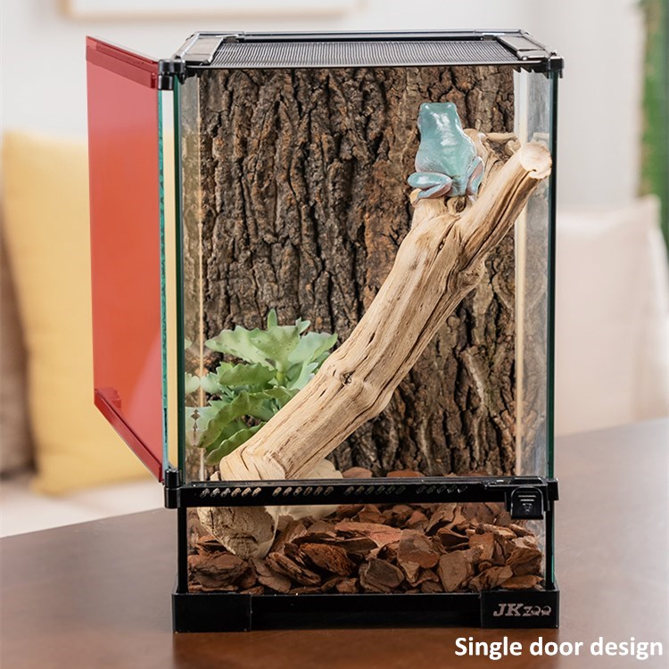 Professional Stackable Reptile Glass Tank Terrarium for Small Reptiles