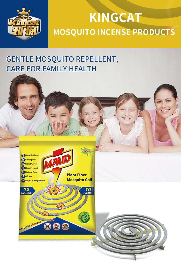 Natural Paper Mosquito Repellent Coil - Safe for Family and Pets