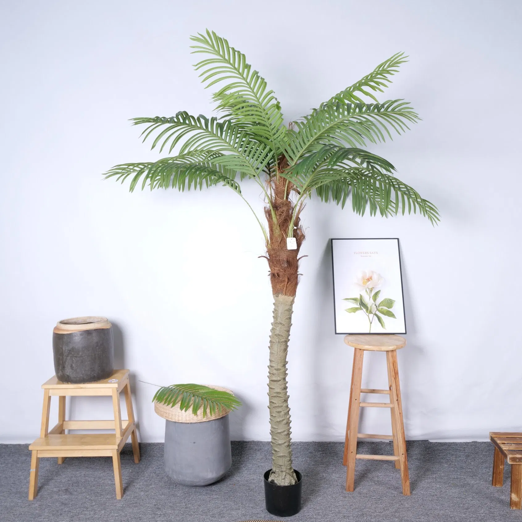 Artificial Plants Plastic Bonsai Tree with Pot