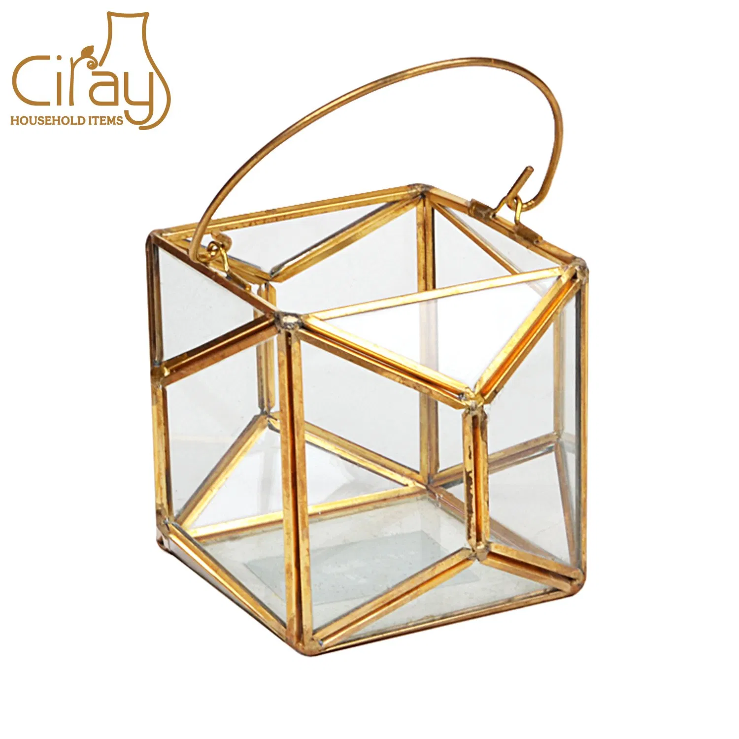 Wholesale Container Hanging Geometric Glass Terrarium