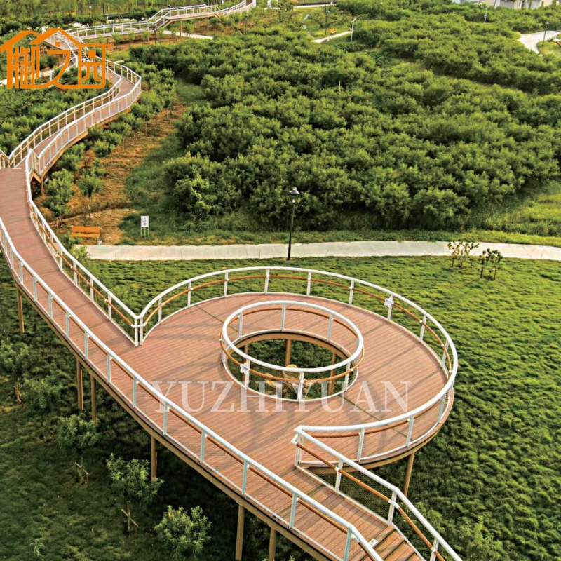 Waterproof Floor Aluminum Decking for Rooftop Bars TPV Composite Fire Proof Wear Resistant Urban Landscaping Choice