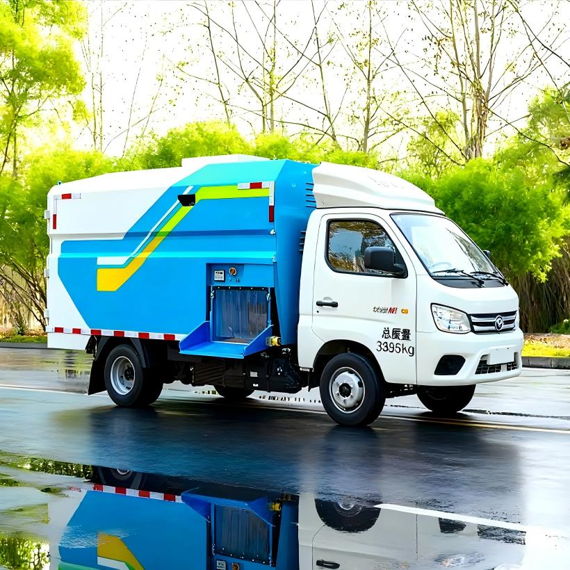 5 Ton 9 M³ 20 Cbm Diesel Electric New Energy Material Crushing Wood Chipper Edible Mushroom Bag Pulverize Tree Branch Shredder Shredding Branches Crusher Truck