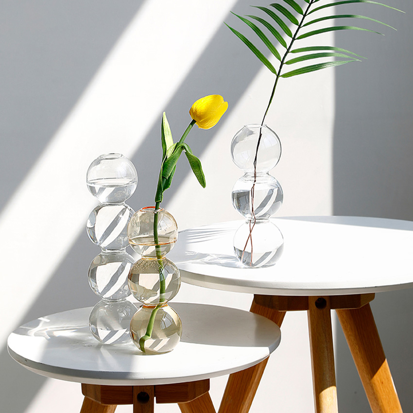 Glass Plant Terrarium Bubble Shaped for Propagating Hydroponic Plants Home Garden Wedding