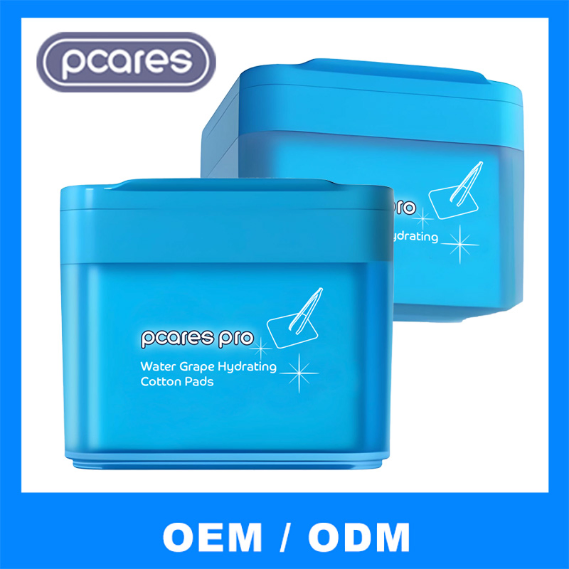 Factory Wholsale Plant Enzymes Cleanse Moisturize Facial Toner Pads Gentle Face Skin Care Moisturizing Wet Compress Cotton Pads