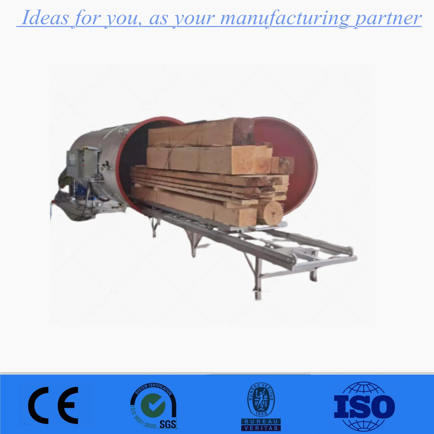 Without Chemical Preservation Thermal Curing Process for Wood Autocalve Plant