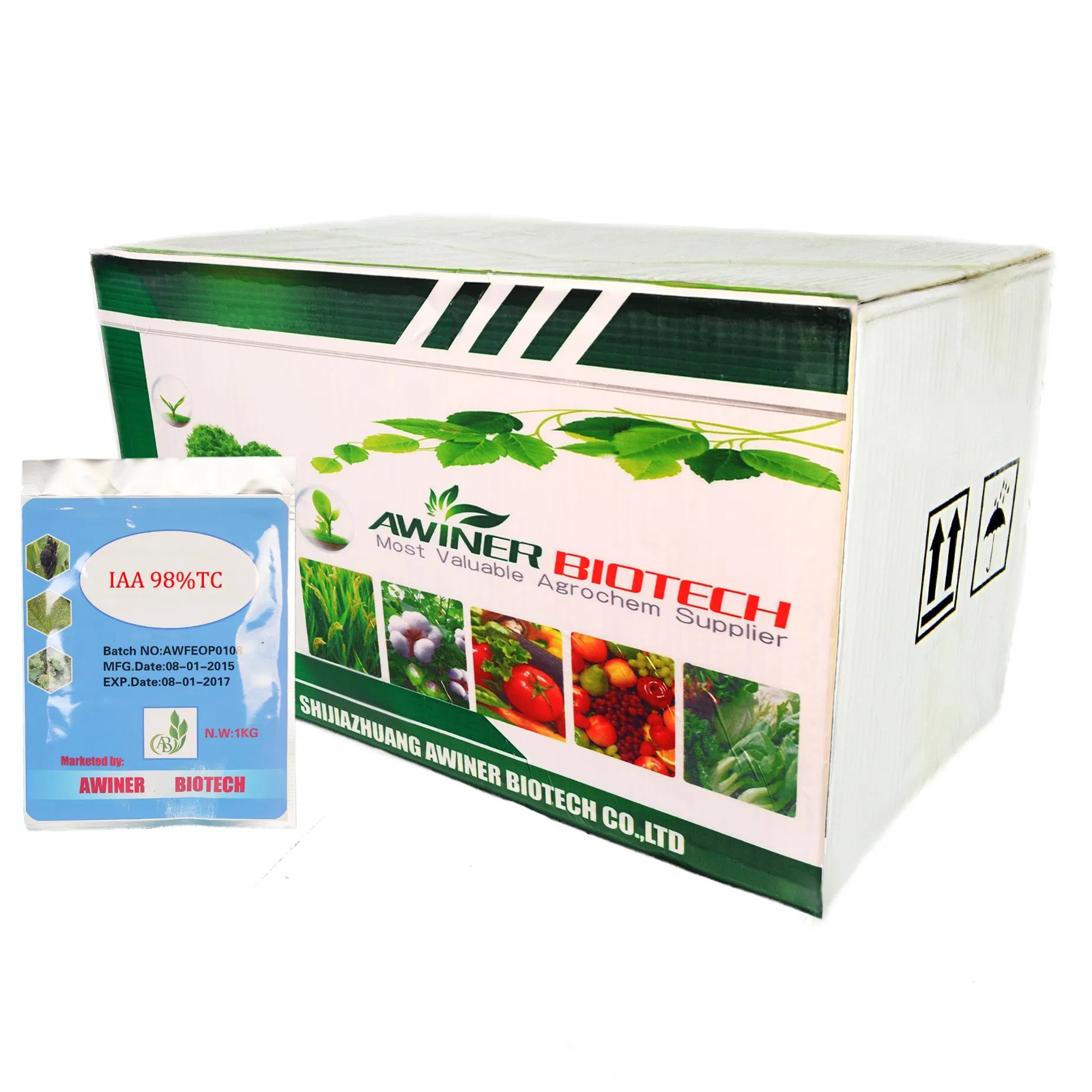 High Quality Plant Growth Regulator CAS 87-51-4 Indole-3-Acetic Acid (IAA) 98% Tc