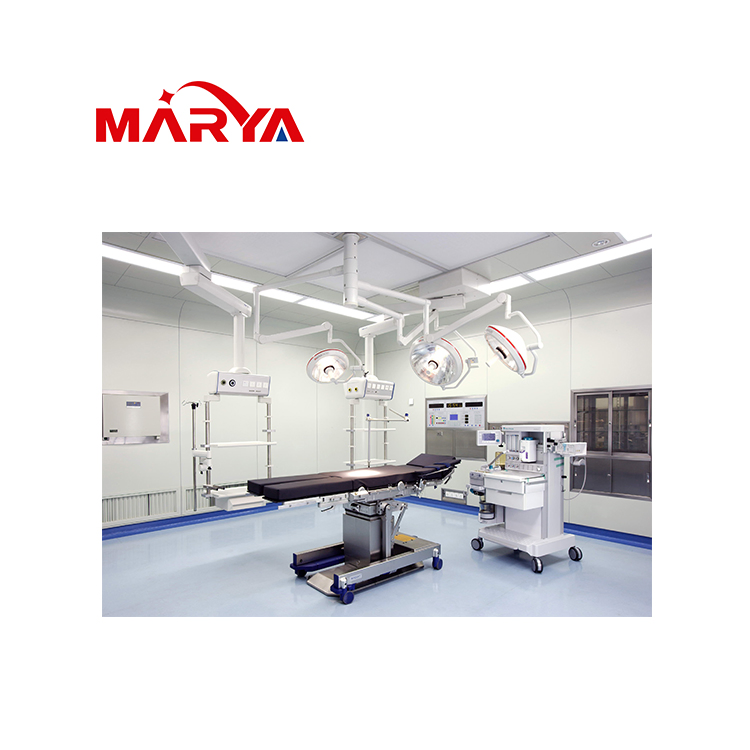 Marya GMP Standard Operating Sliding Door Automatic Sterile Operating Cleanroom with Class 1000 Level
