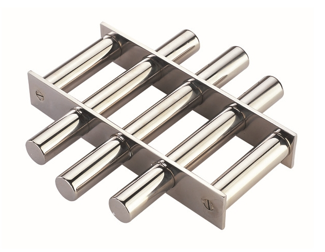 Custom Food Grade SUS304 Rare Earth Neodymium Magnetic Grate Hopper Magnet for Plastic Industry