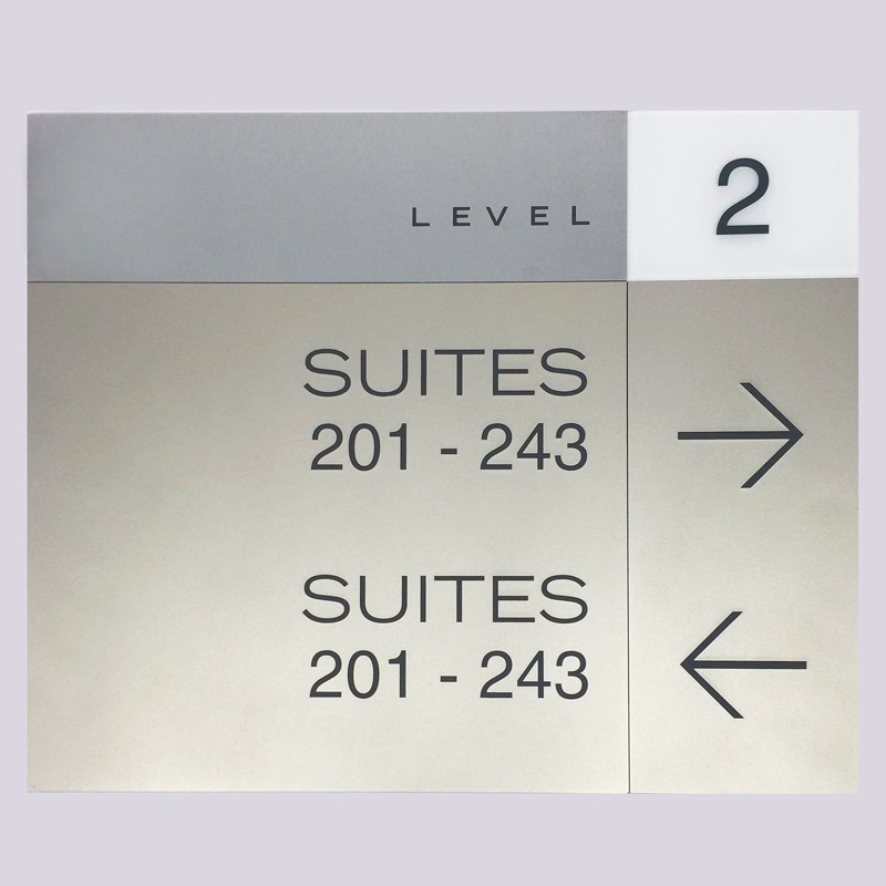 Ezd Custom Hotel Indoor Sign Apartment Signage and Wayfinding Design