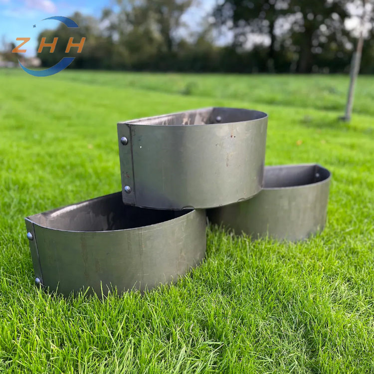 Modern Industrial Corten Steel Flower Planter