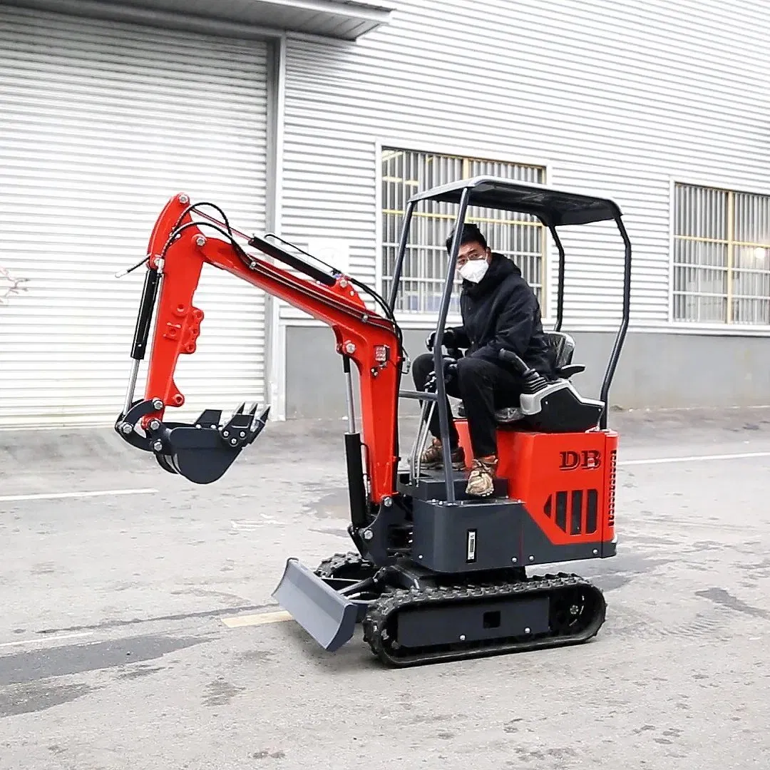Compact Mini Excavator for Medicinal Herb Cultivation at 1630mm Depth