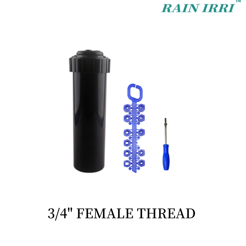 3/4" Connect Gear-Drive Pop up Sprinkler for Garden and Landscape Irrigation System Smart Lawn Automation Watering System Yard Sprinkler Head Nozzles Company