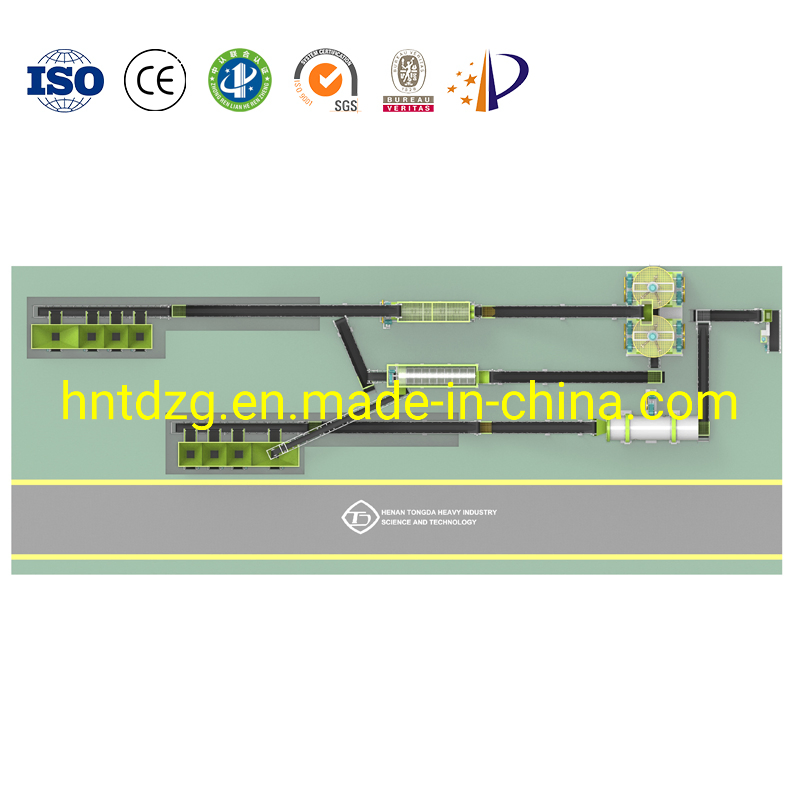 Environmental High Quality Bio Compost Organic Fertilizer Production Line for Sale