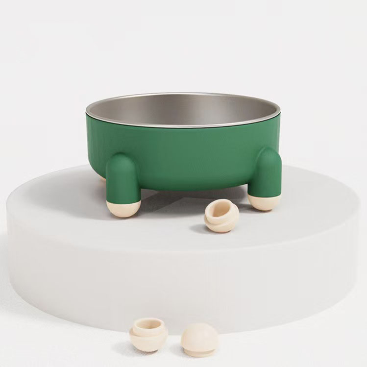 Silicone Pet Bowl, Non-Slip Feeder, Food-Grade Safe for Cats