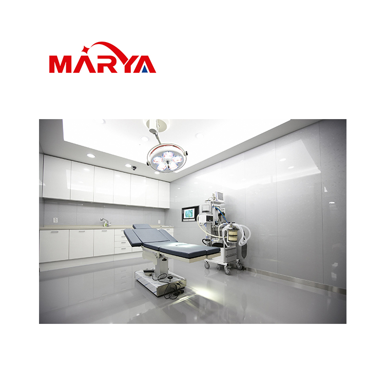 Marya GMP Standard Operating Sliding Door Automatic Sterile Operating Cleanroom with Class 1000 Level