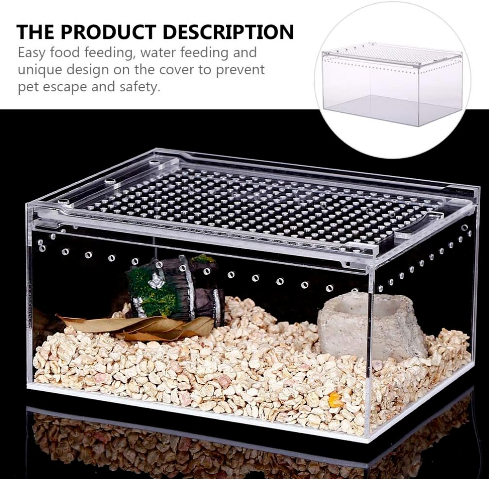Wholesale Hot Sale Clear Acrylic Reptile Terrarium