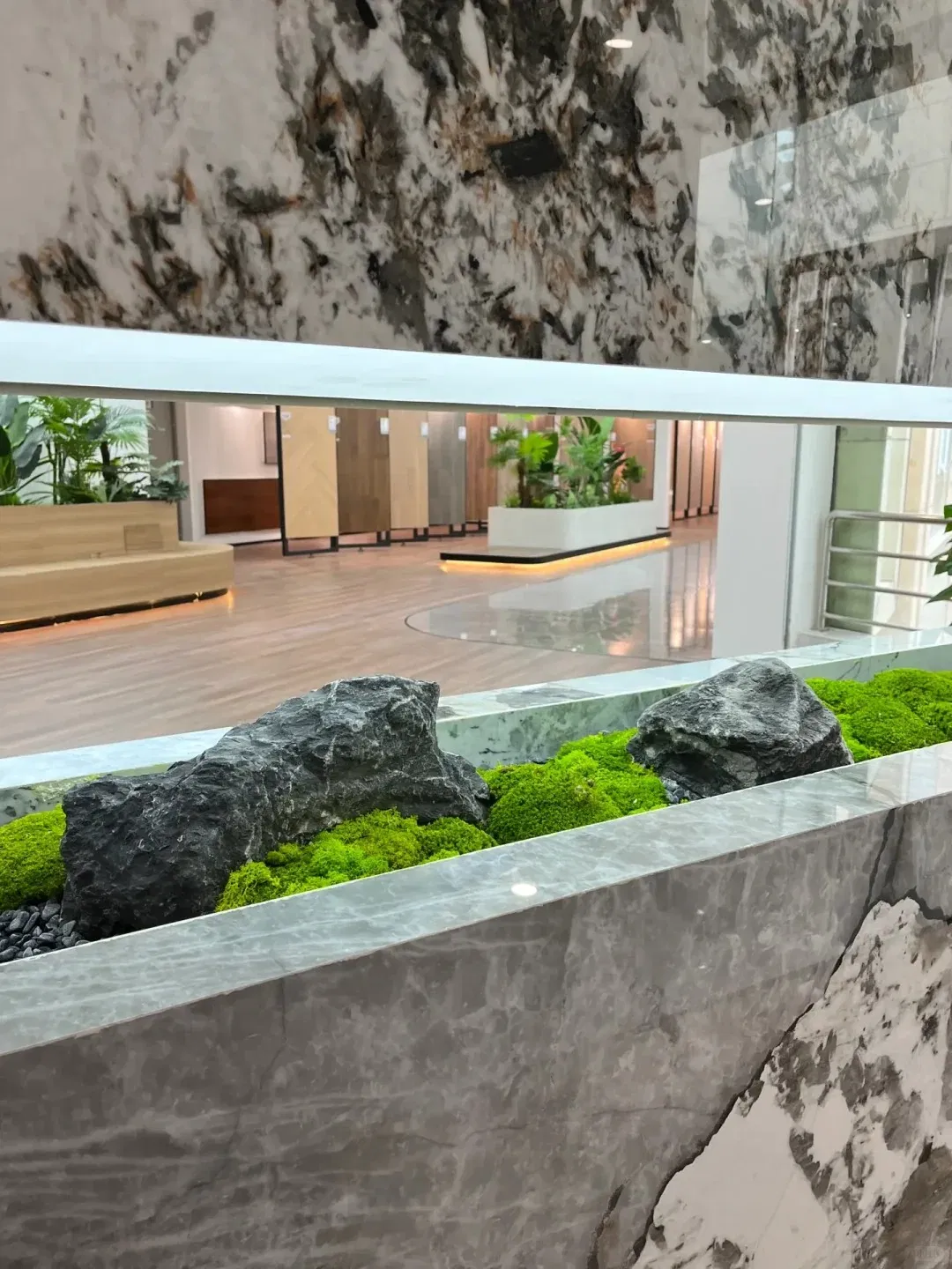 Artificial Indoor Moss Landscape Design