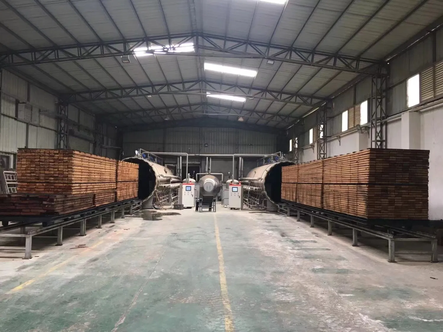 High-Pressure Durable Energy-Efficient Wood Carbonization Autoclave for Wood Preservation Plant