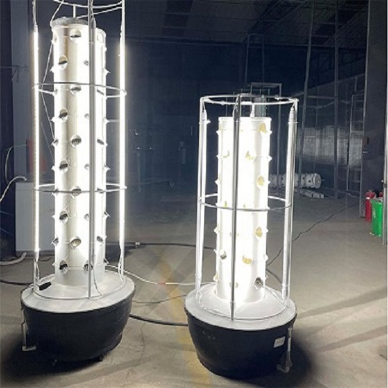 Energy-Saving Hydroponic Tower Garden for Greenhouse Production