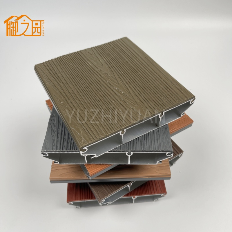 Waterproof Floor Aluminum Decking for Rooftop Bars TPV Composite Fire Proof Wear Resistant Urban Landscaping Choice
