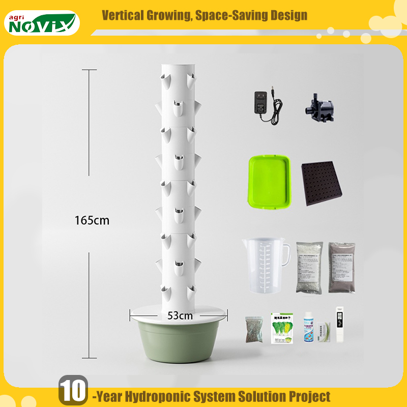 Home Hydroponics Tower Vertical Garden for Greenhouse Plants