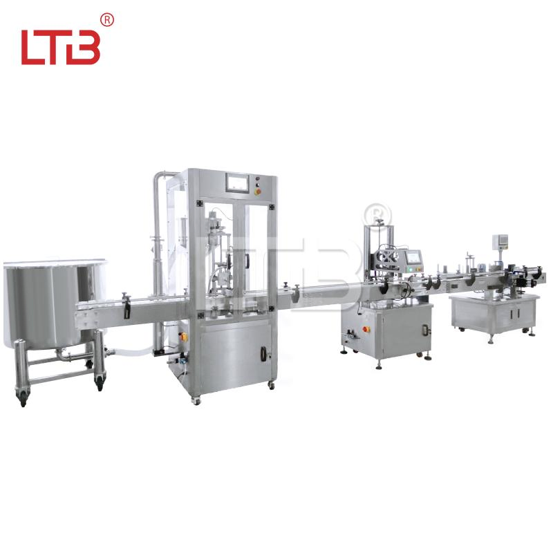 Hot Sale Detergent Shampoo Hair Removal Wax Liquid Washing Skin Care Oil Filling Labeling Machine Bottling Plant for Sale