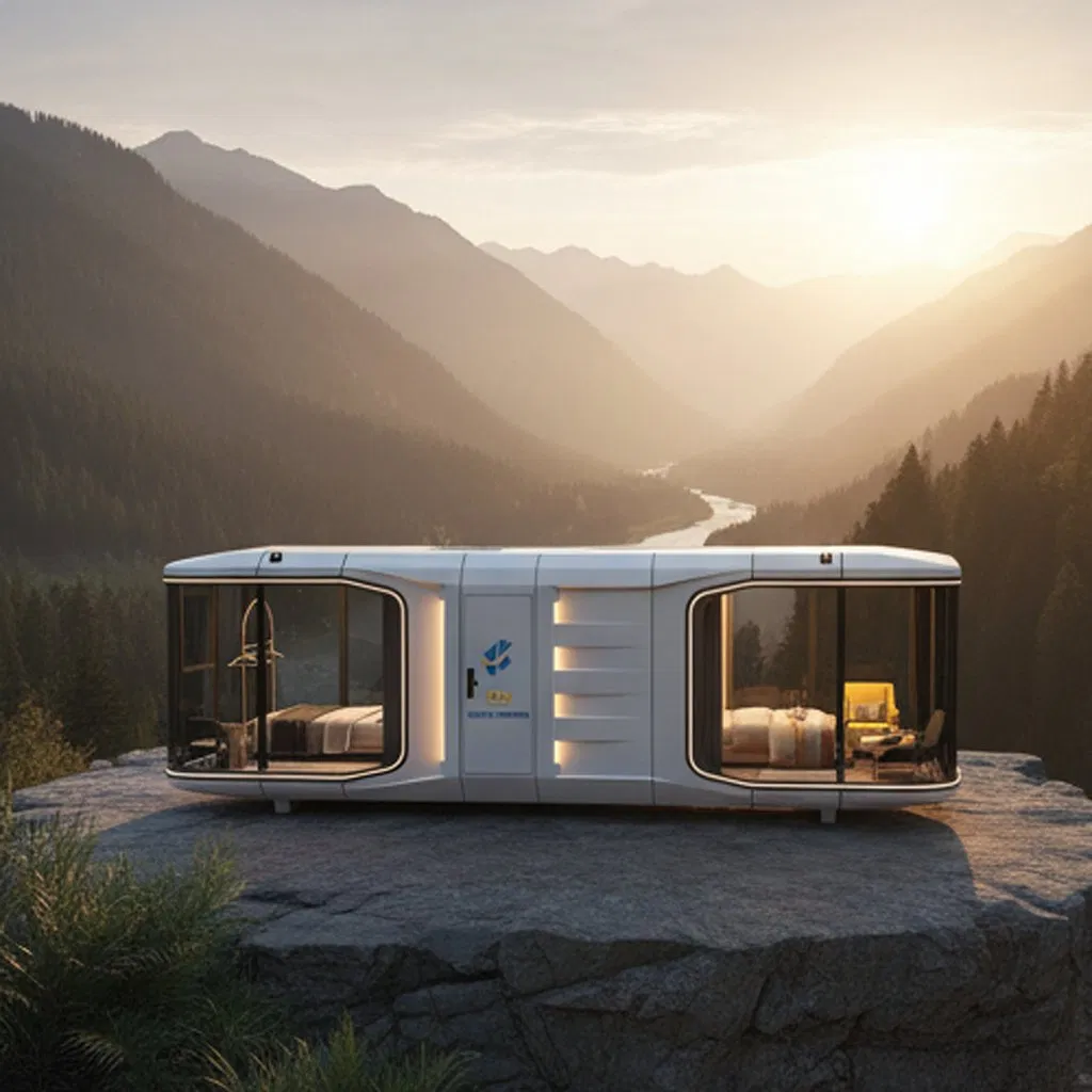 Soundproof Private Urban Rooftop Office Pod Capsule House