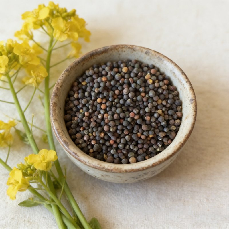 Brassica Capestris Seeds Ornamental Edible Rapeseed Seeds Cold Drought Tolerant