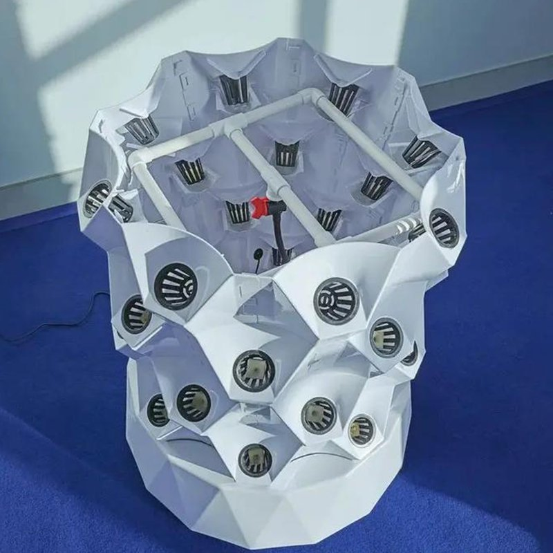 Energy-Saving Hydroponic Tower Garden for Greenhouse Production