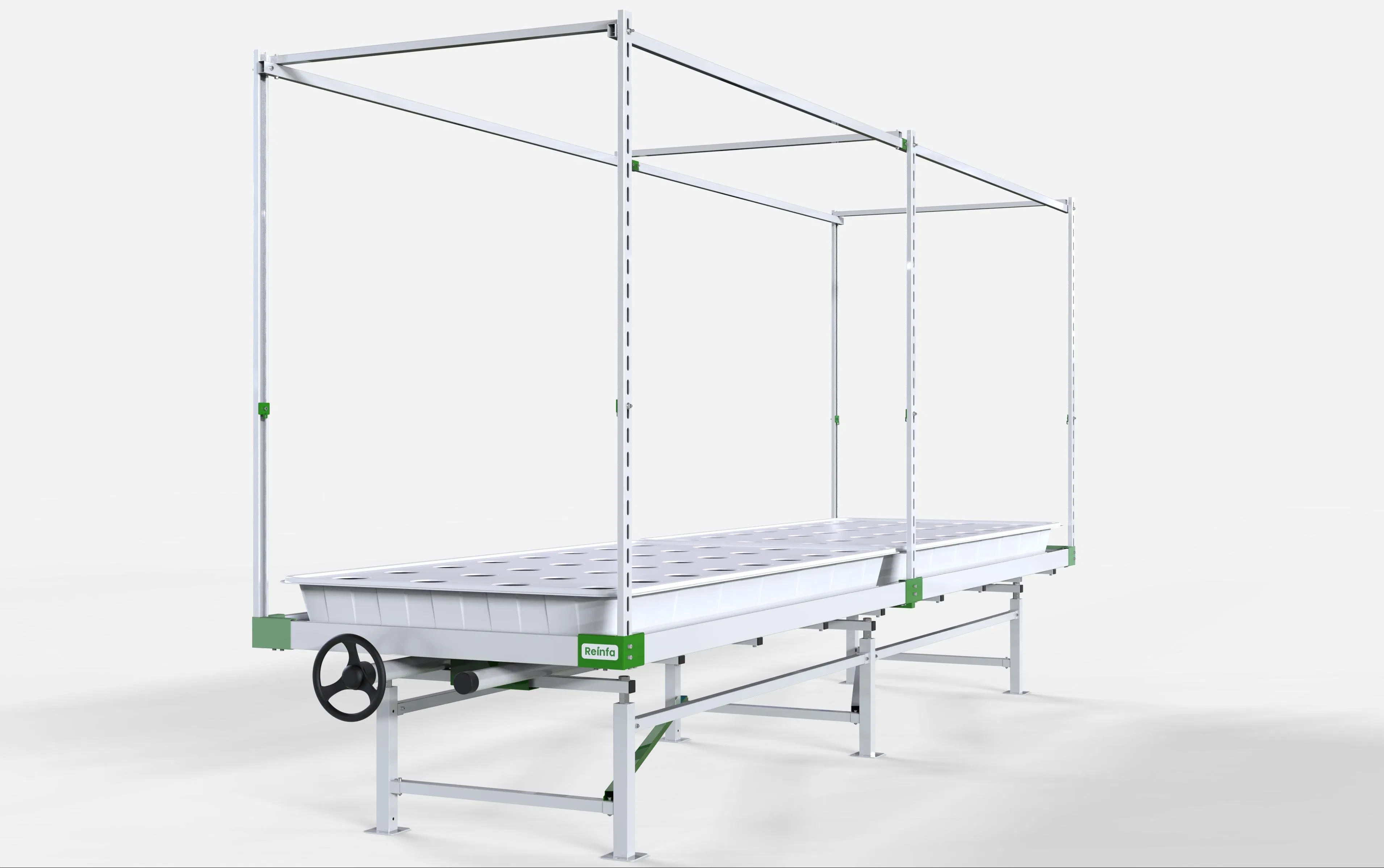 Automated Aeroponic Growing Rack High-Yield Solution for Therapeutic Botanical and Medicinal Herb Farming