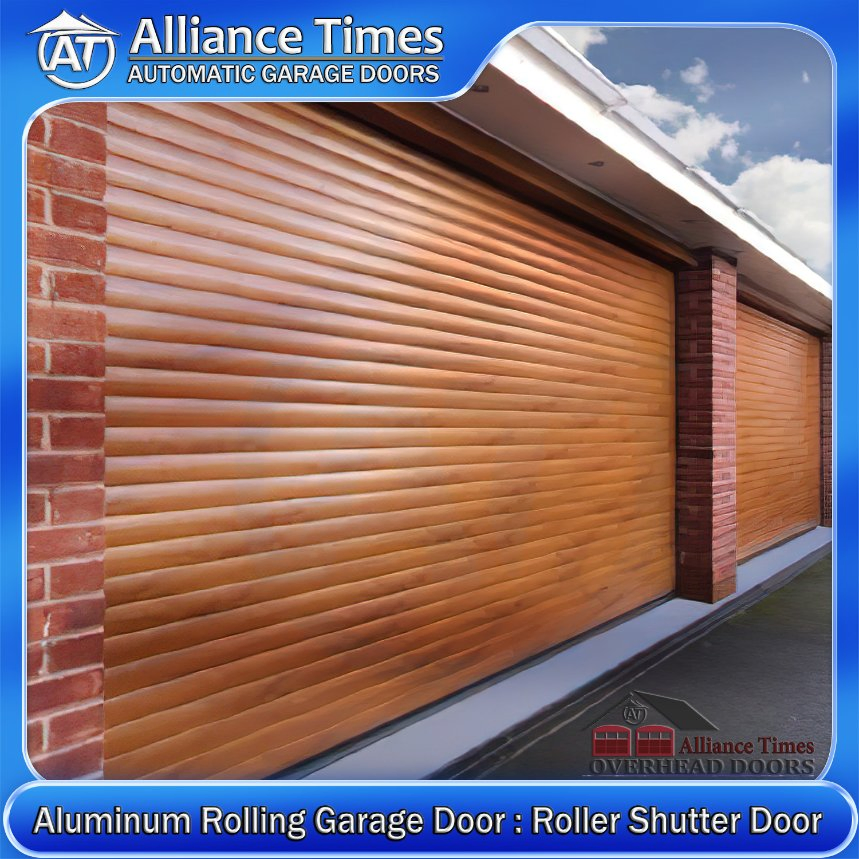 Smart Aluminum Roller Shutter Door Compatible with Home Automation Systems