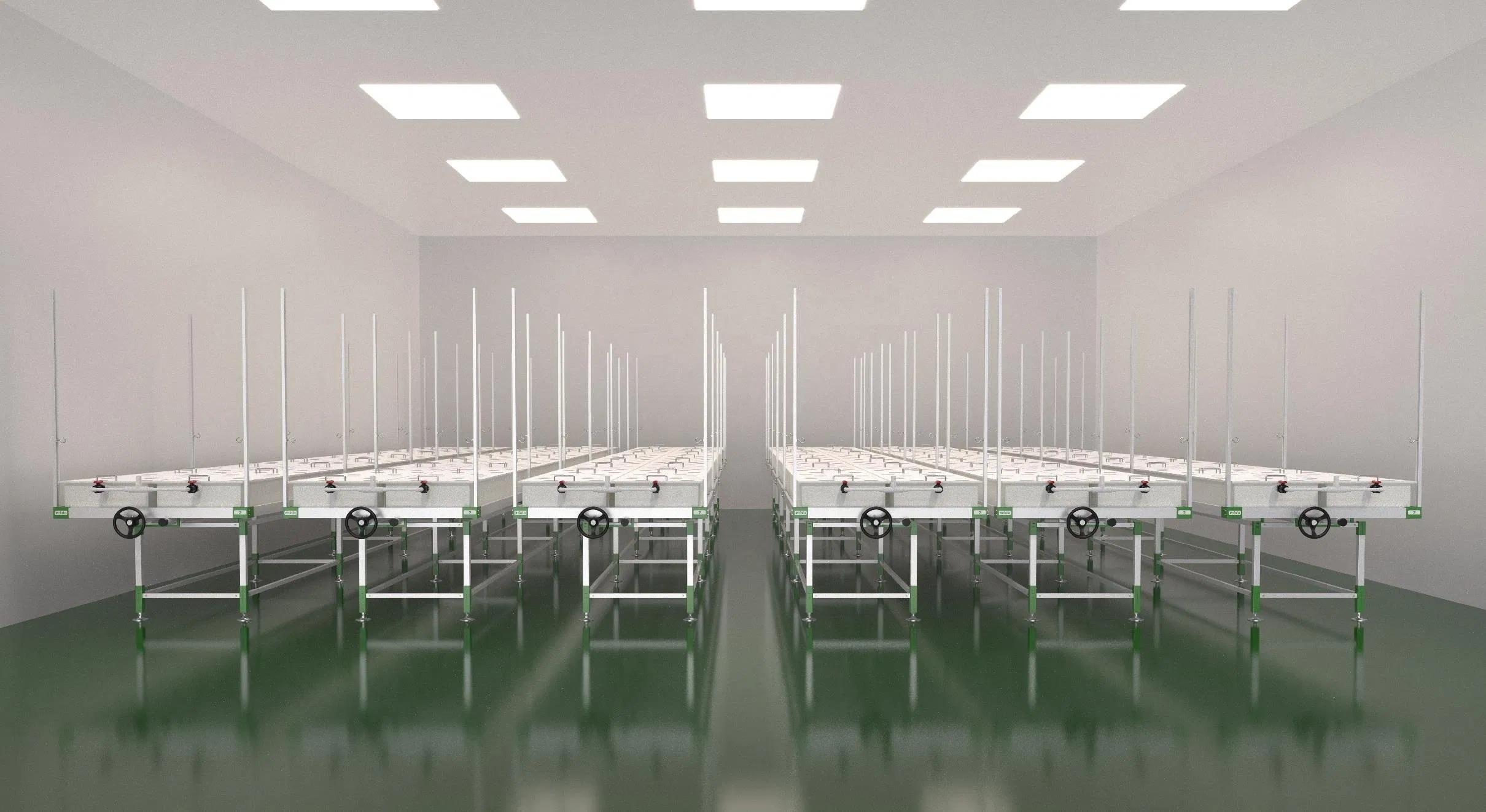 Aeroponic Cultivation System with pH/Ec Monitoring - Ideal for Medicinal Herb Nurseries