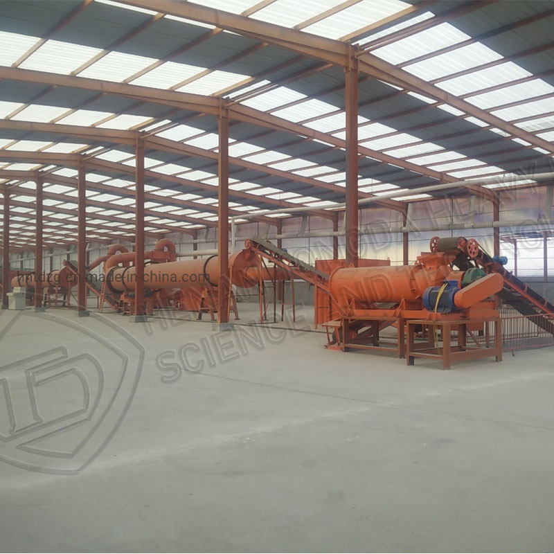Advanced Chicken Manure Organic Fertilizer Production Line China-Made Fertilizer Making Machine