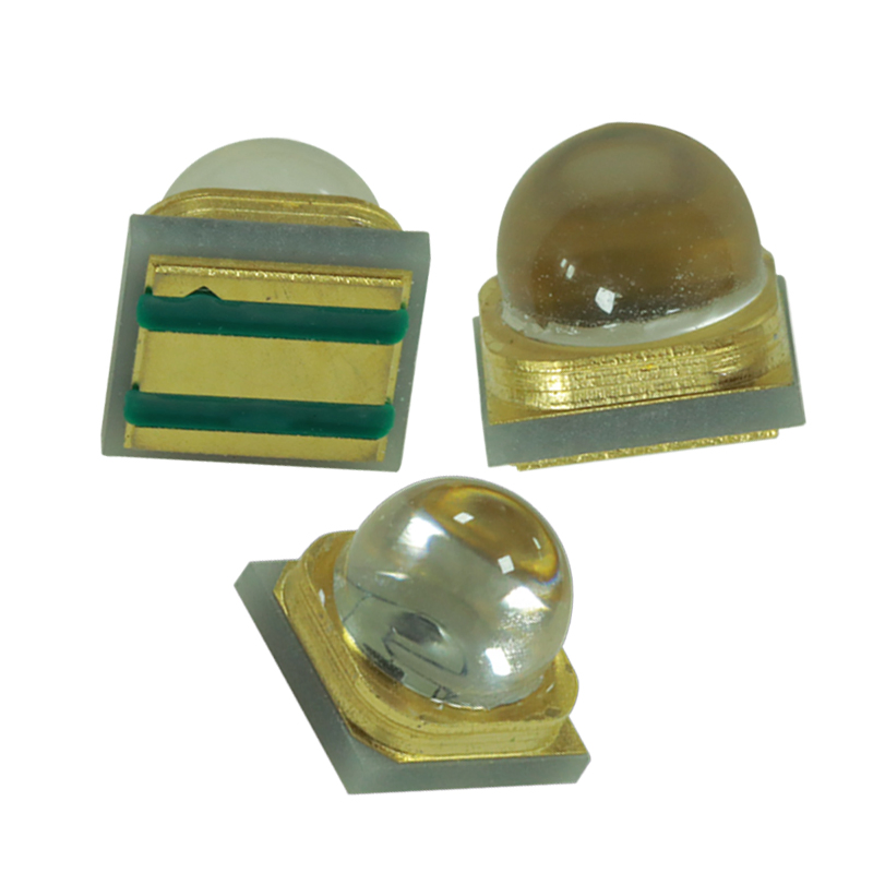 Customized Quartz Lens 3535 Red LED Diode 630nm 631nm 635nm 3W 30degree