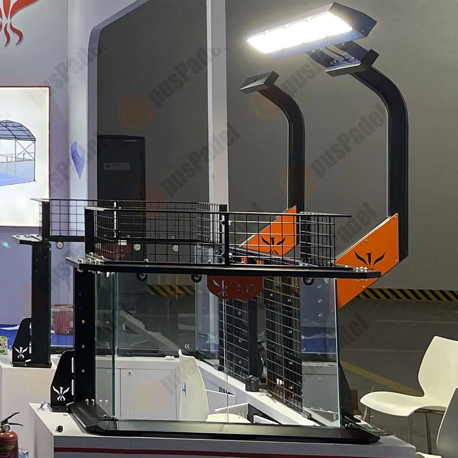 Outdoor Sports Court Urban Rooftop Panoramic Padel Court Systems with Space Optimization Padel Cancha