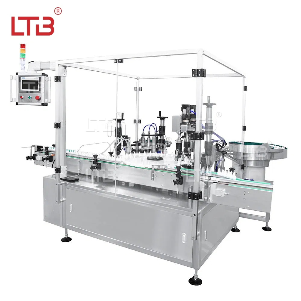 Hot Sale Automatic Liquid Detergent Shampoo Conditioner Filler Machinery Skin Care Product Small Bottle Capping Packing Tracking Filling Plant Line Machine