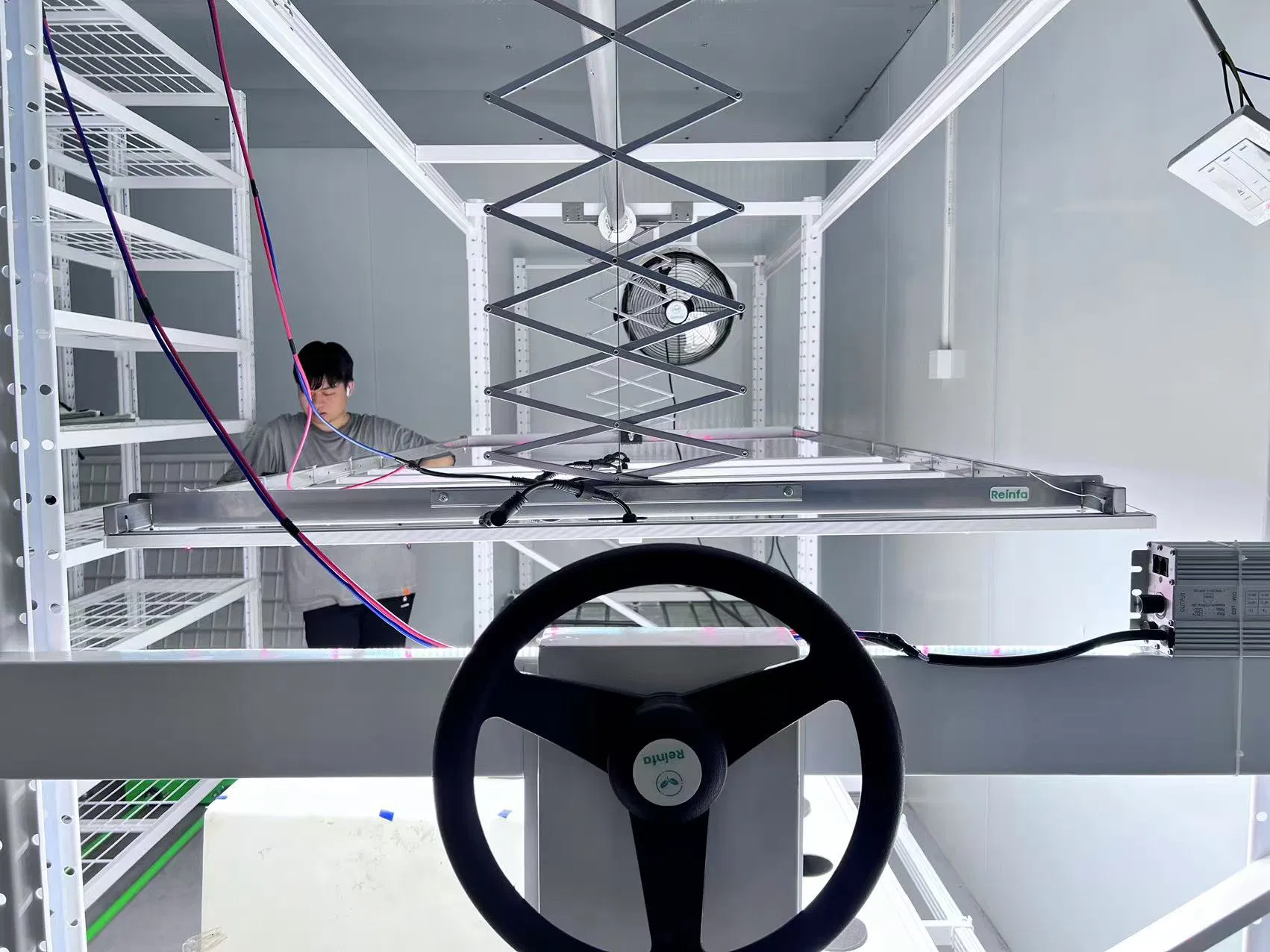 Vertical Aeroponic Farming System- Energy-Efficient Multi-Tier Design for Medicinal Herbs