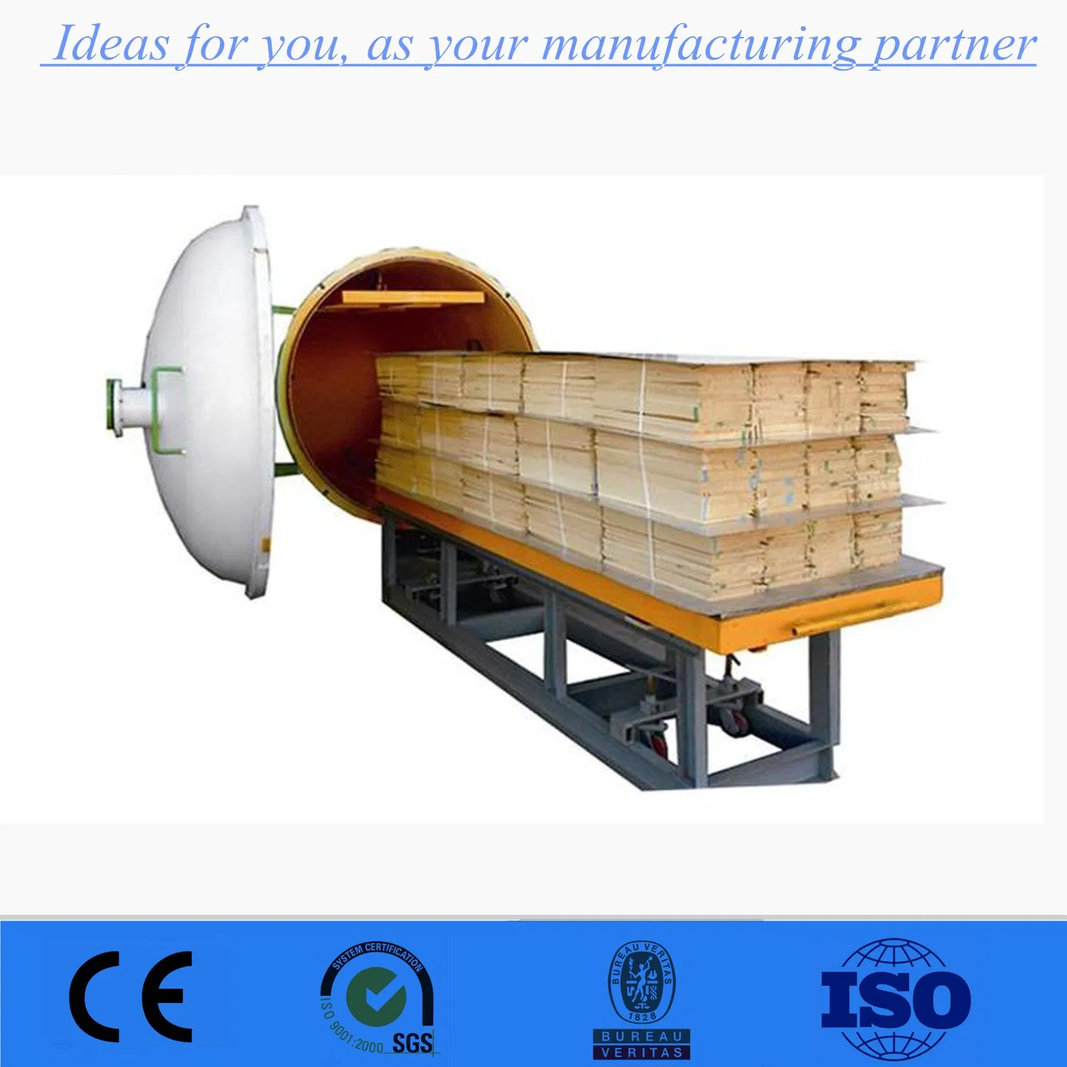 Without Chemical Preservation Thermal Curing Process for Wood Autocalve Plant